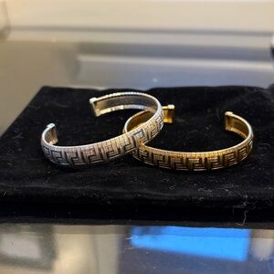Two beautiful cuff bracelets-Greek styling